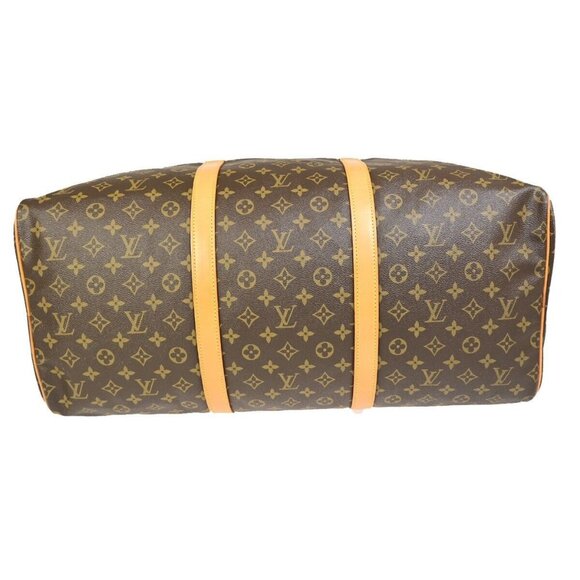 LOUIS VUITTON Sac Souple 55 Travel Hand Bag Monogram Leather - Picture 6 of 14